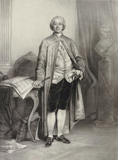 Christoph Willibald Gluck von Edouard Jean Conrad Hamman